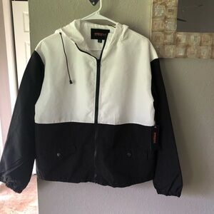 Black and white jacket